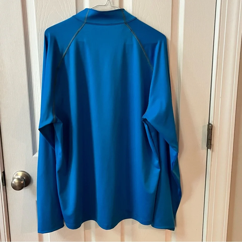 Adidas Men's M 1/4 Zip Golf  Athletic Pullover Blue Size M Quarter Zip Active